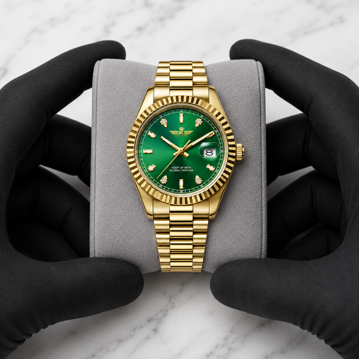 Elegant Band Roman Numeral - W4354