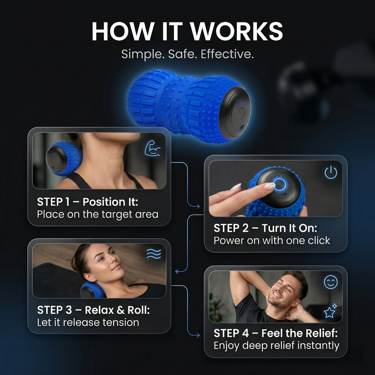 PulseRelief™ Electric Peanut Massage Ball